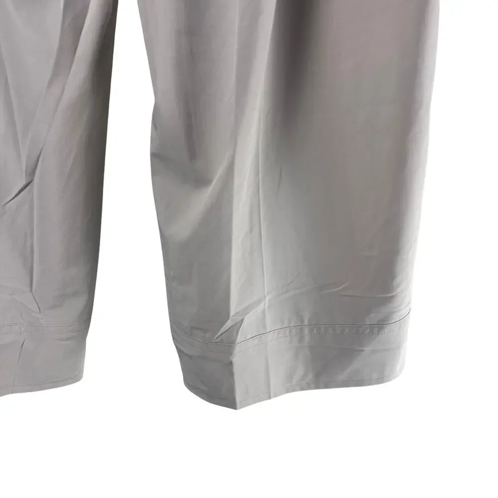 NWT Athleta Brooklyn Heights Pants Wide Leg Stretch Tan Cream Size 20 - Picture 11 of 12